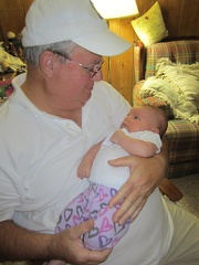 Grandpa Carriere and Baby Greta1